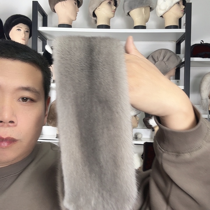 水貂皮银蓝色双面的福利