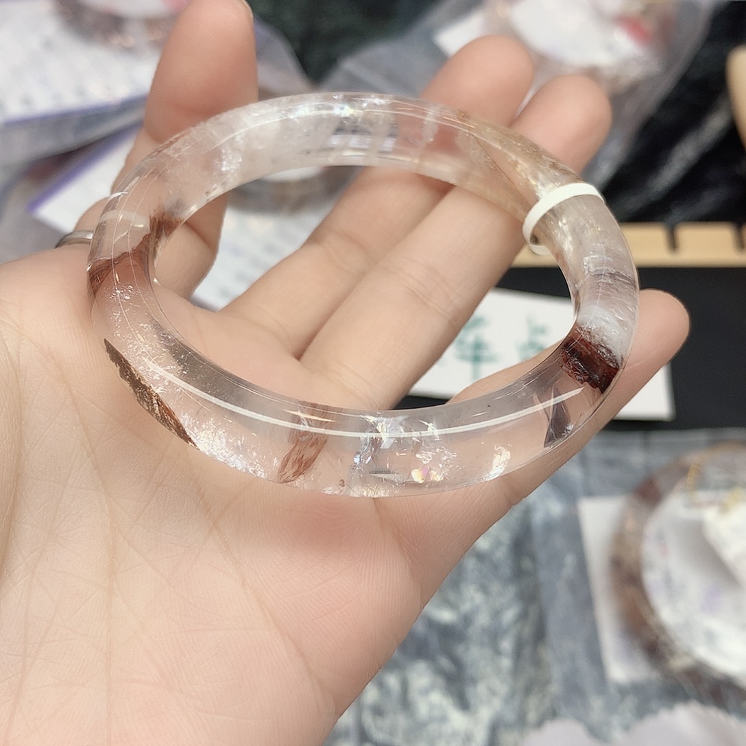 水晶手镯未镶嵌213（54:：：）