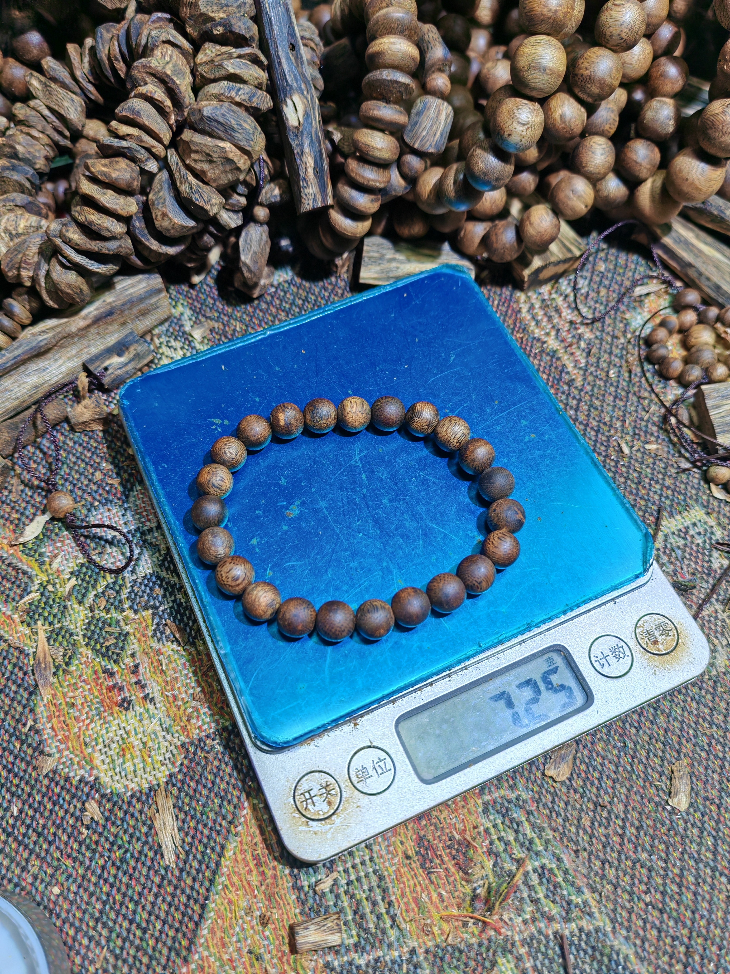 海南乌身奇楠沉香087.1克料子