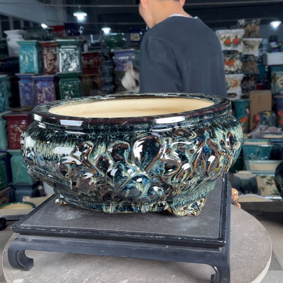 一风堂石湾花盆。611