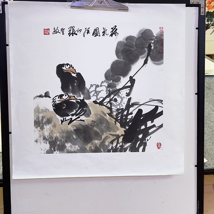 国画张圣敏先生纯手绘作品