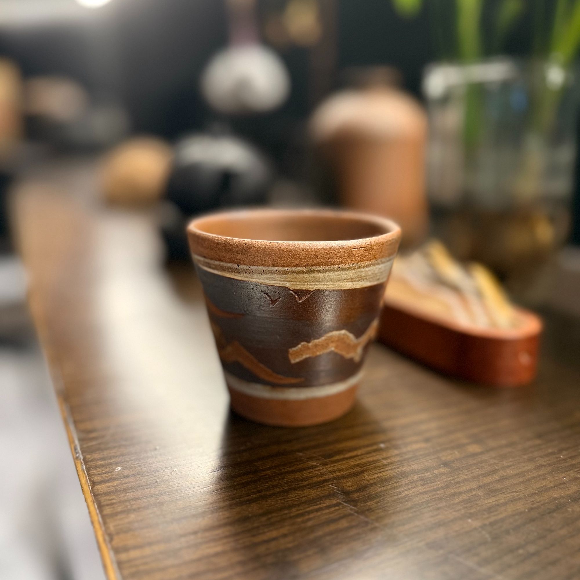 荥经黑砂博物馆墨岭云踪陶杯（同品类随机发货）