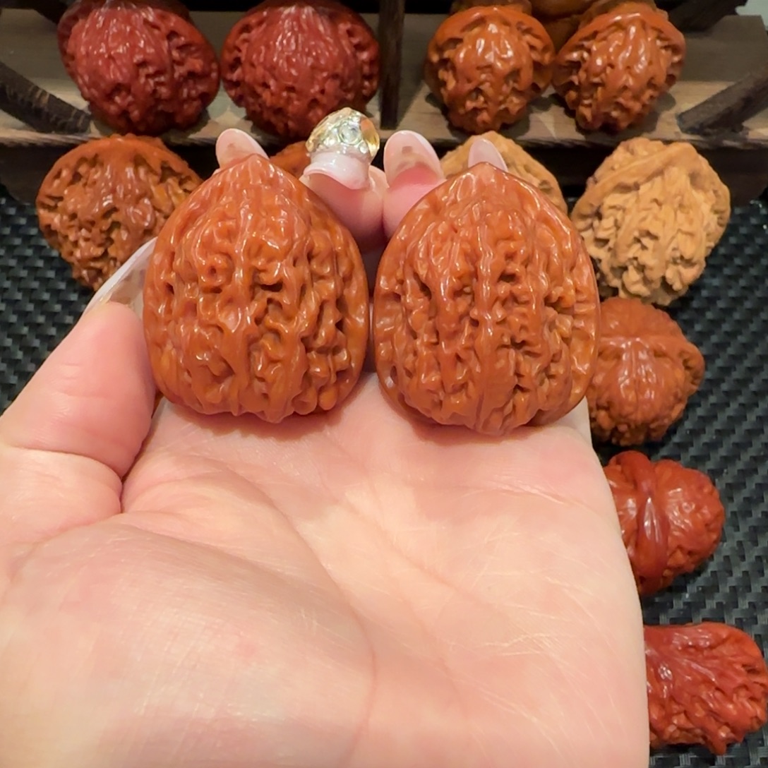 吊坠文玩核桃核山艇33精品1255