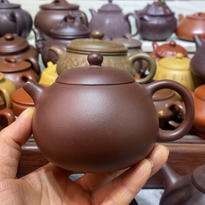 茶壶紫砂微瑕处理一把
