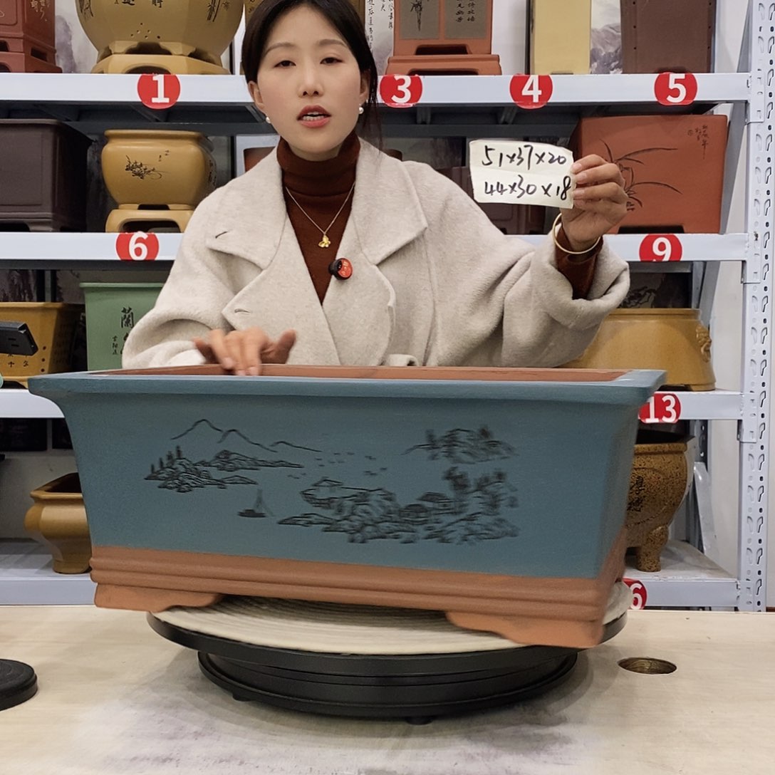 紫砂花盆紫砂花盆