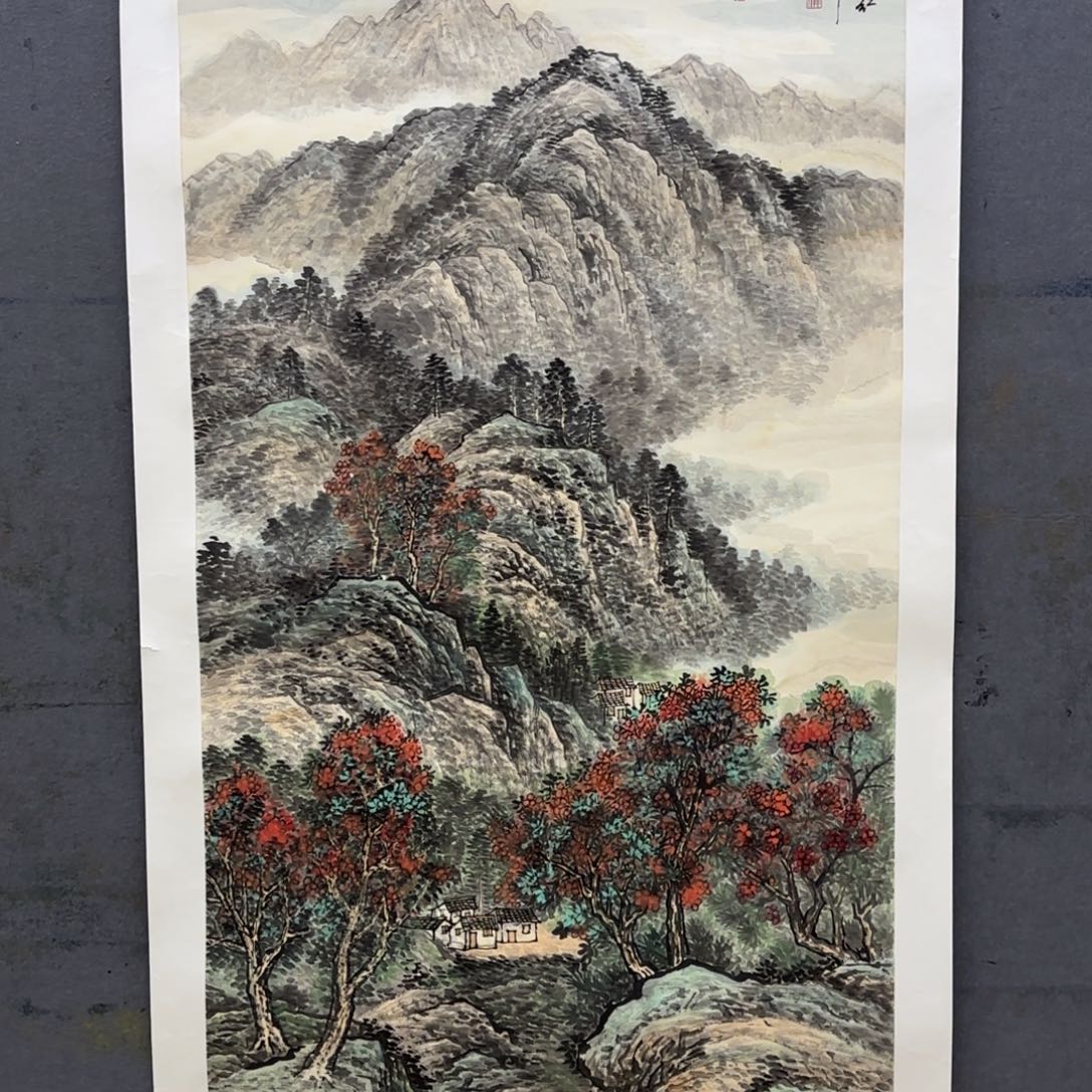 贝***我国画李楚雄四尺艺