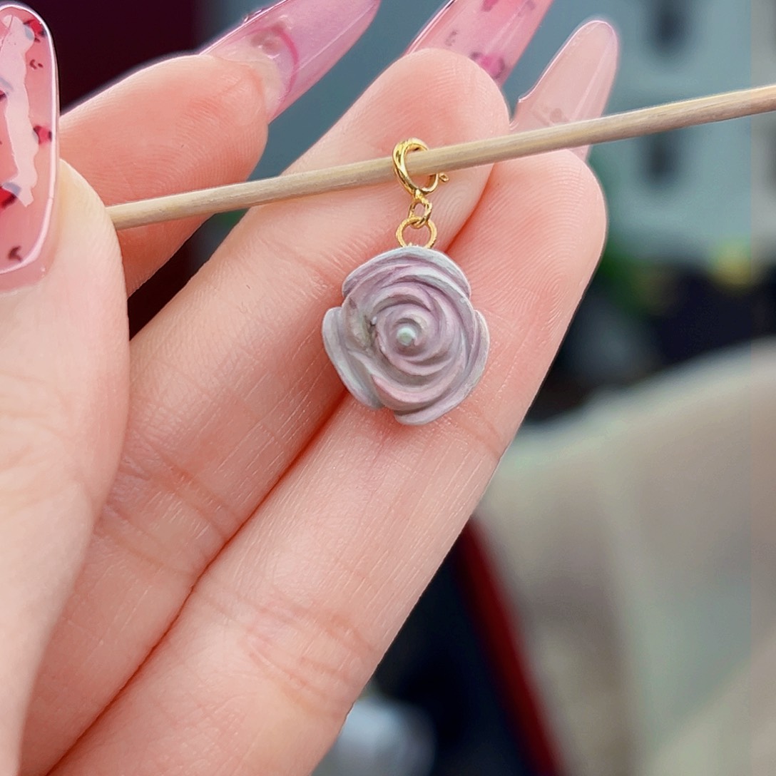 绿松石珠宝奇石18K金镶嵌