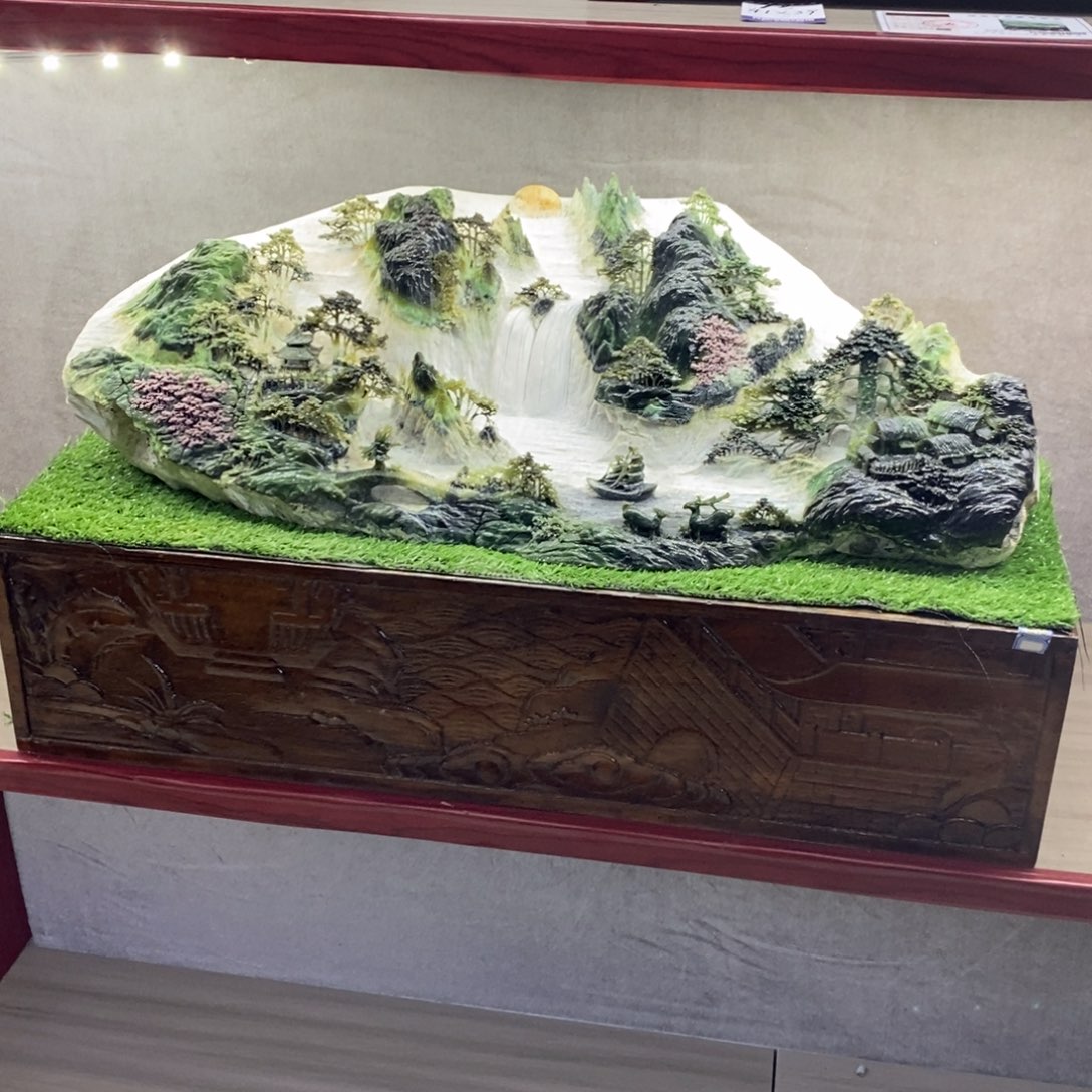 蛇纹石玉岫玉摆件未镶嵌P****德