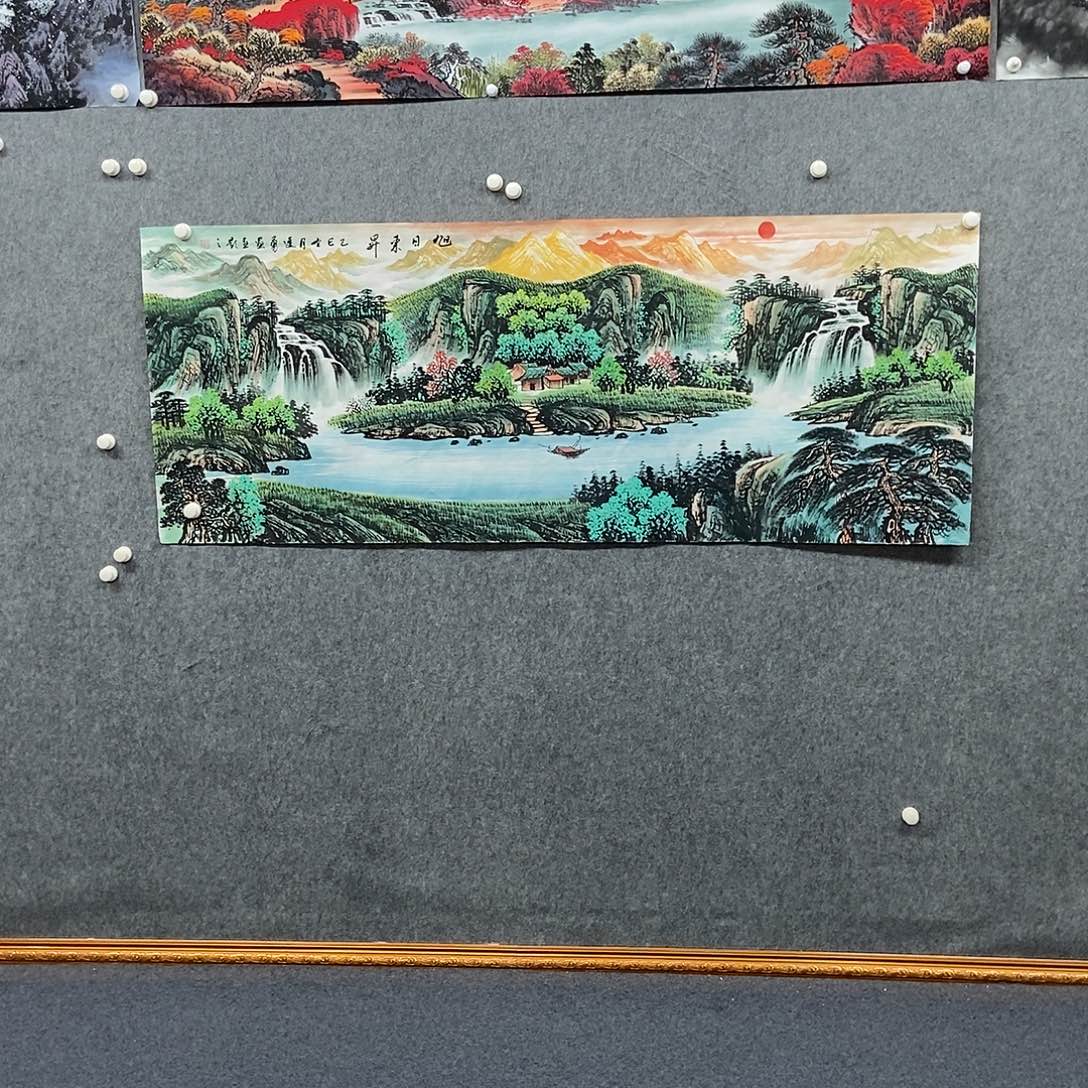 国画小六尺山水一幅