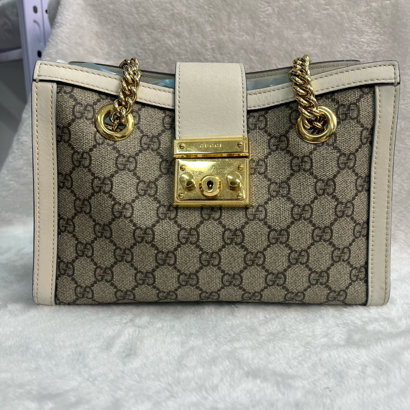 95新 GUCCI/古驰 95新 古驰托特包 18001