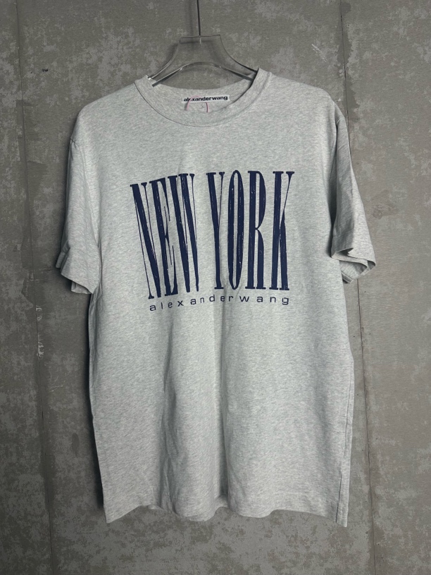 未使用 MaxMara M*1/AlexanderWang纽约字母短袖/09471/JP