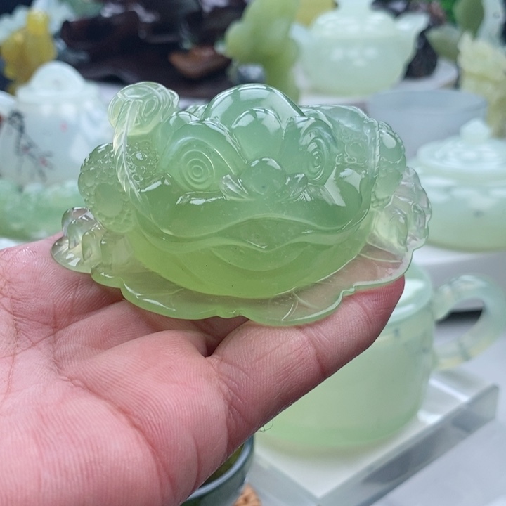 岫玉四大名玉摆件未镶嵌