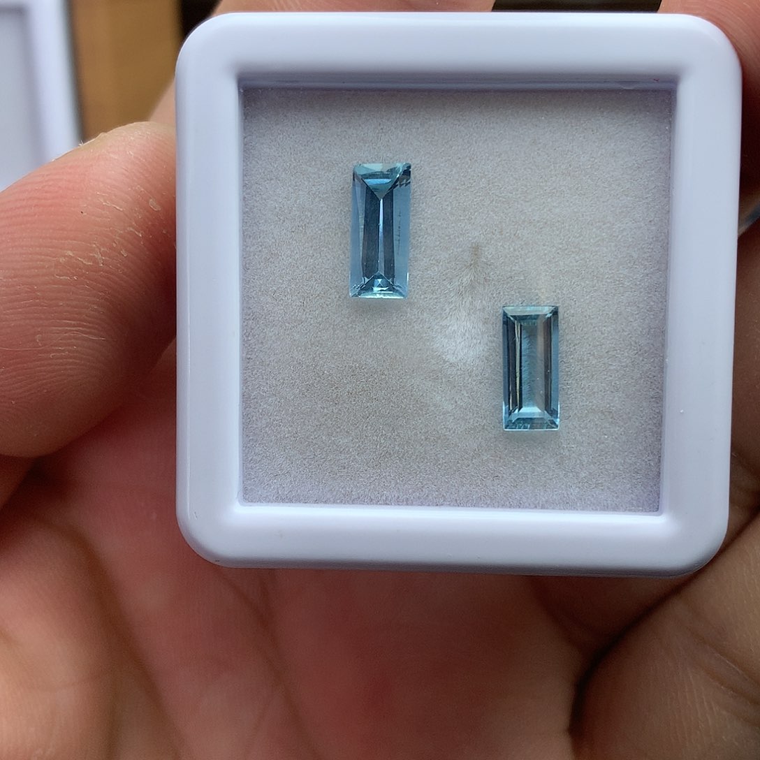 海蓝宝石裸石未镶嵌