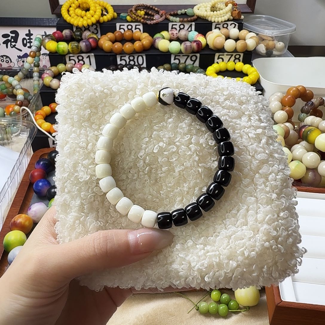 菩提根/象牙果手串椰蒂白玉菩提新品太极系列