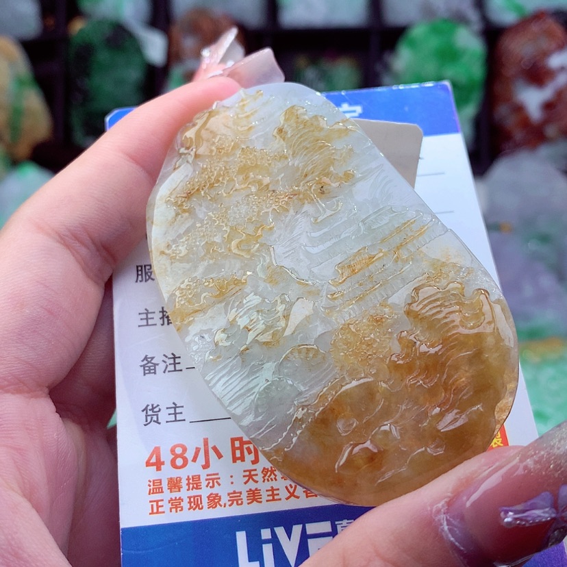 【闪购商品】翡翠颈饰未镶嵌挂件