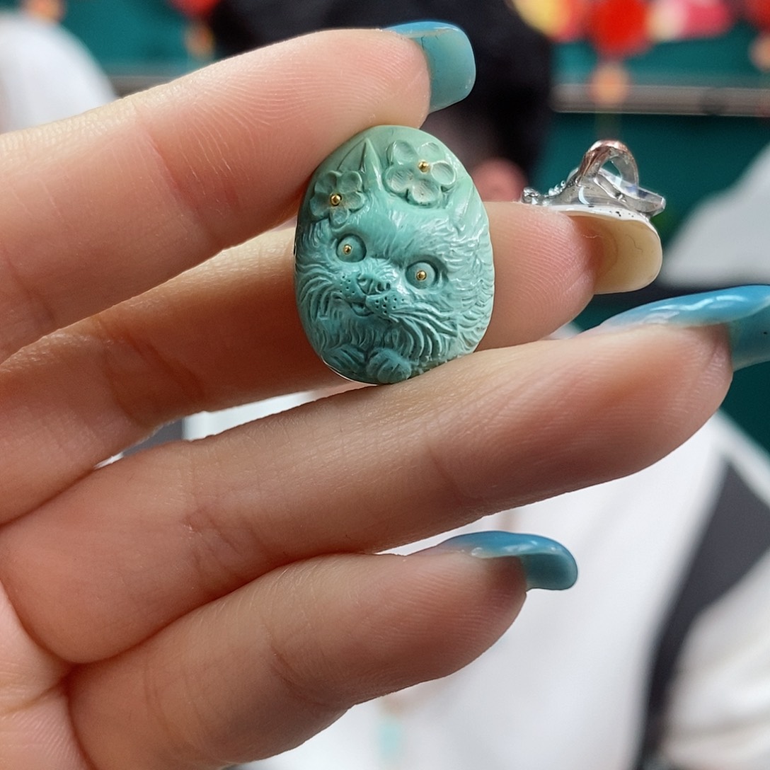 绿松石珠宝奇石未镶嵌