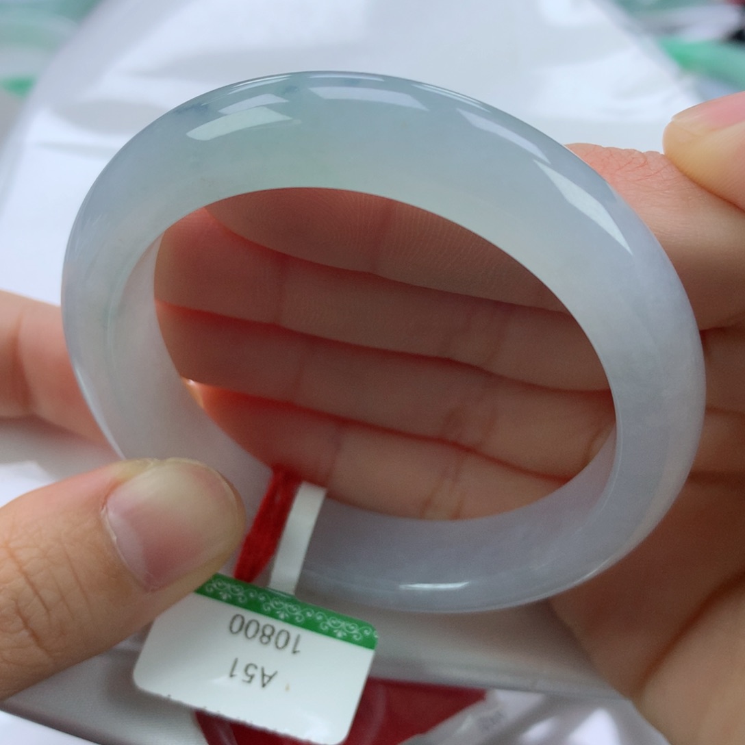 翡翠手镯未镶嵌51.3正