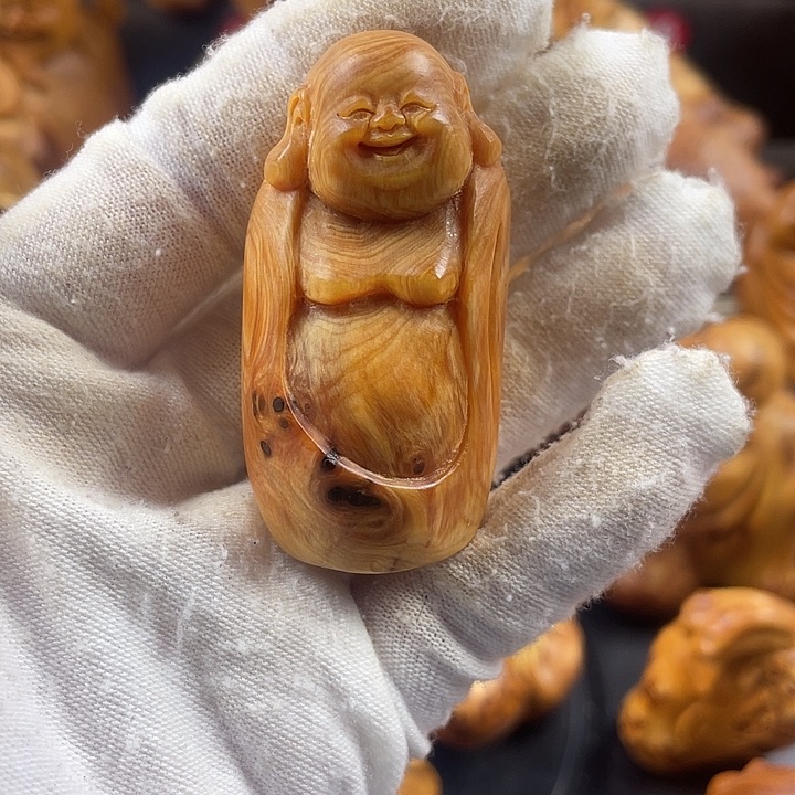 柏木（崖柏）米勒手把件