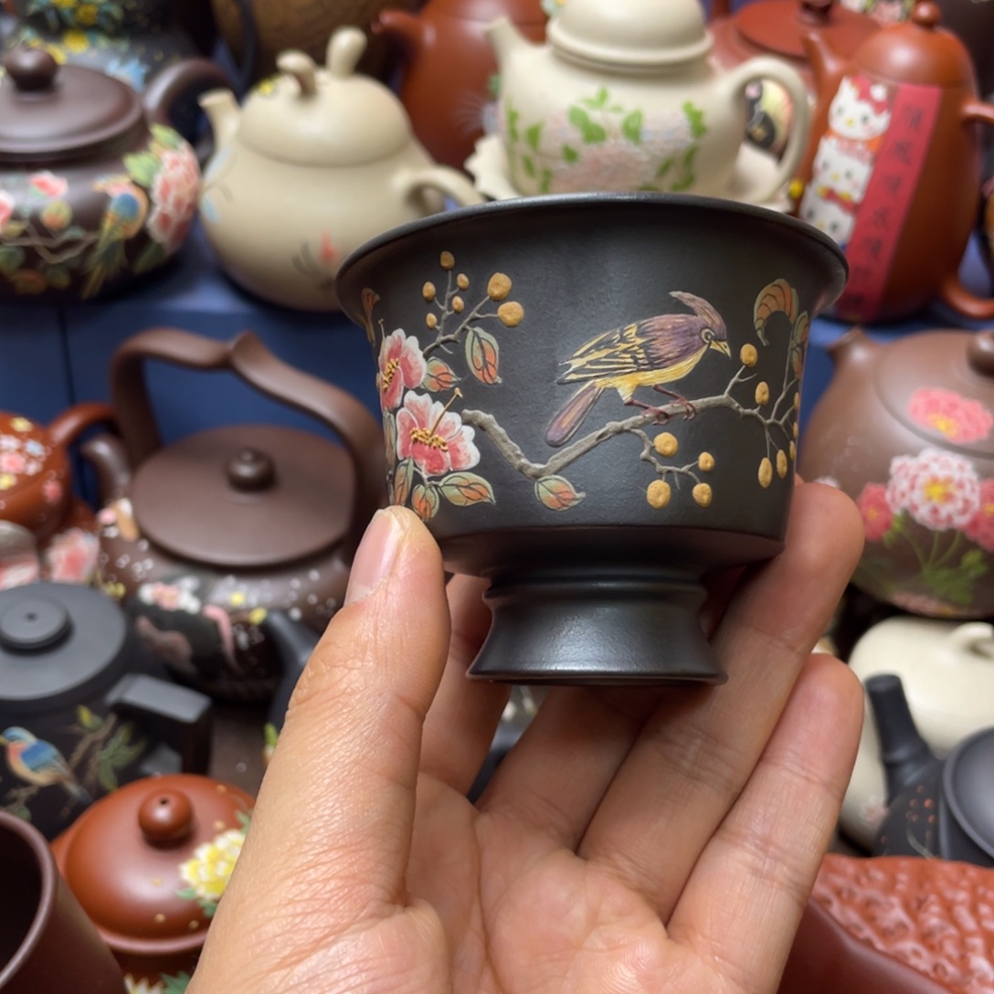 茶杯紫砂紫砂主人杯80cc