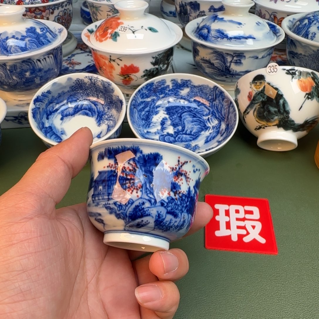 陶纯手工纯手绘茶具348