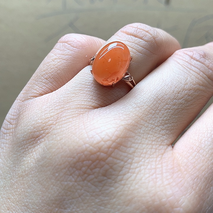 水晶水晶戒指银S925镶嵌