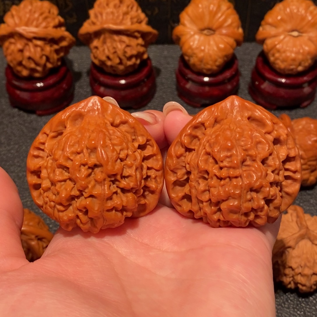 文玩核桃把件官帽