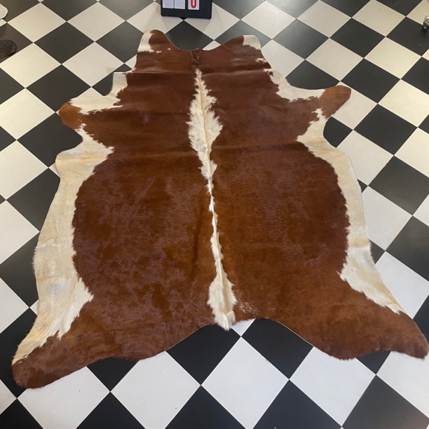 【本尼家】K399 255*255cm专拍牛皮地毯家用轻奢