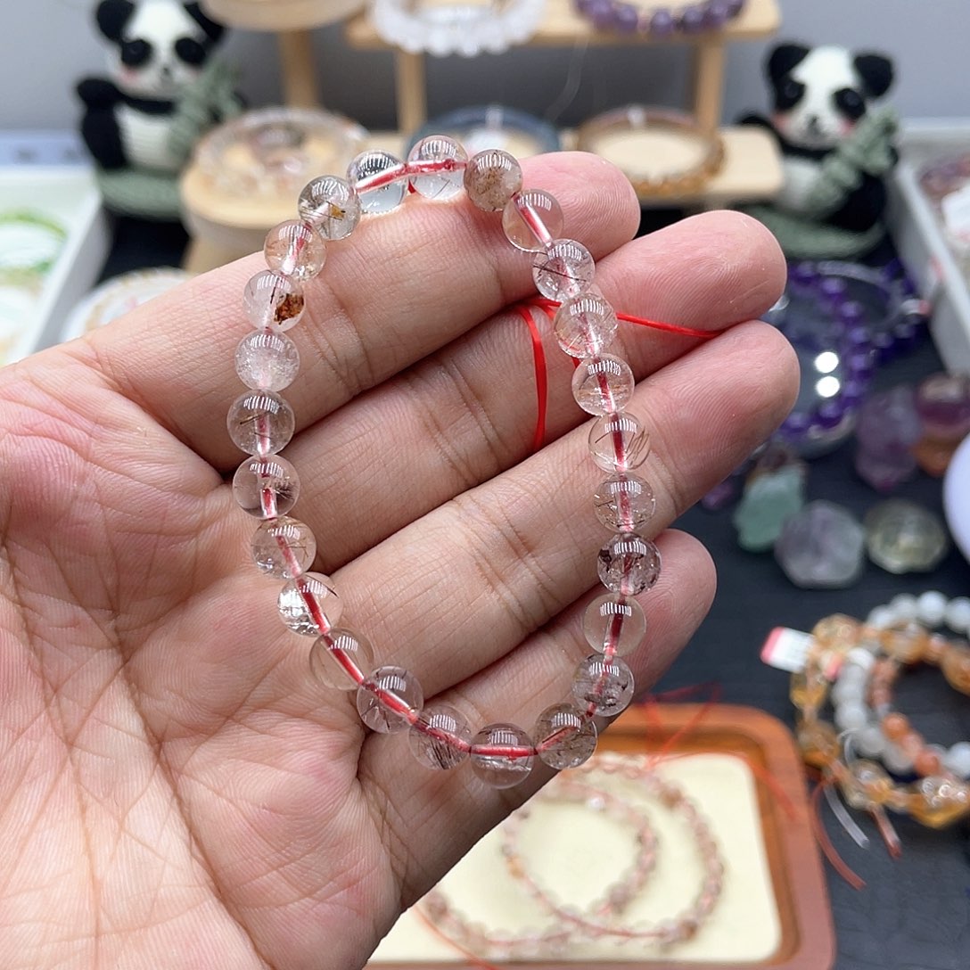 水晶手链未镶嵌红发晶
