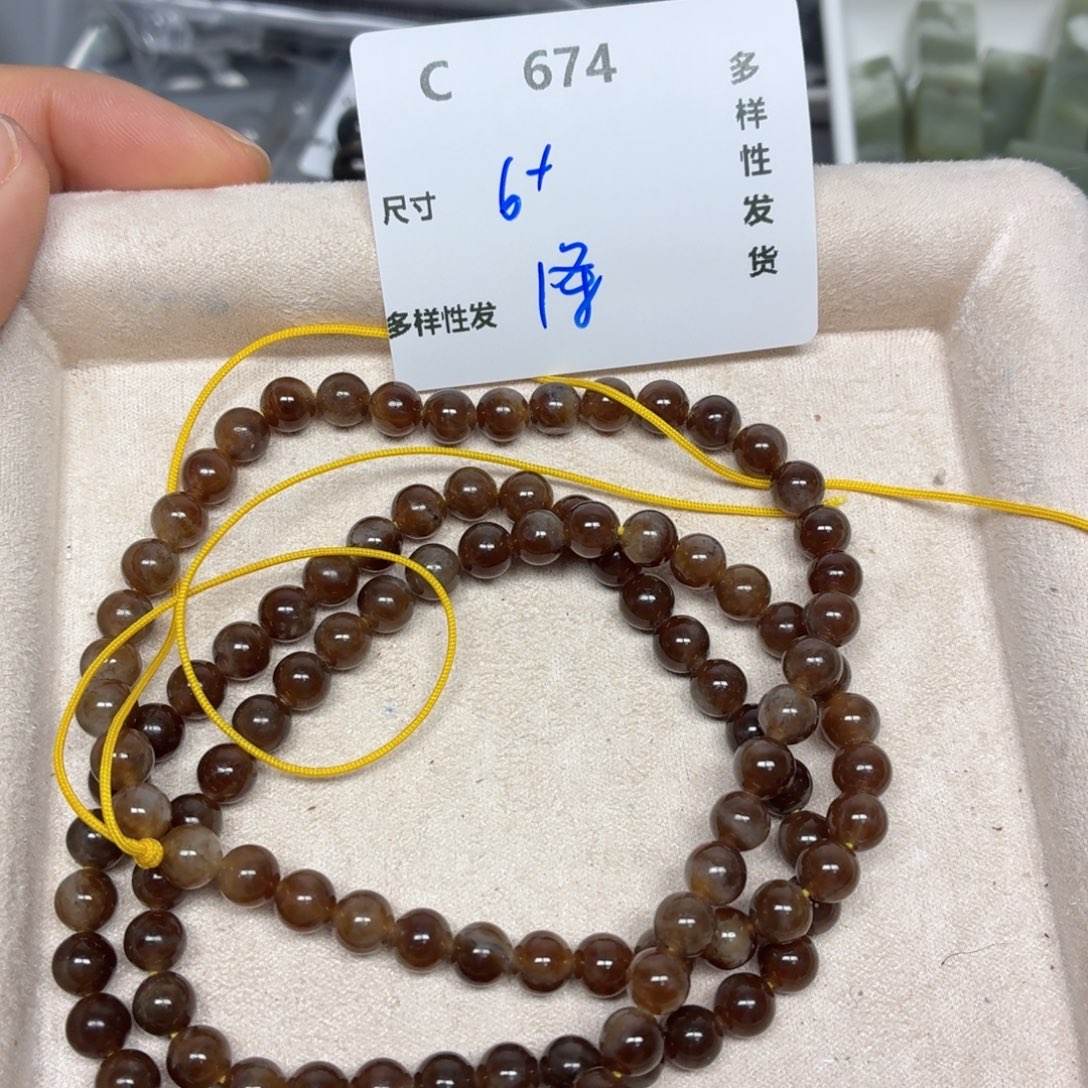 和田玉未镶嵌颈饰C674。   