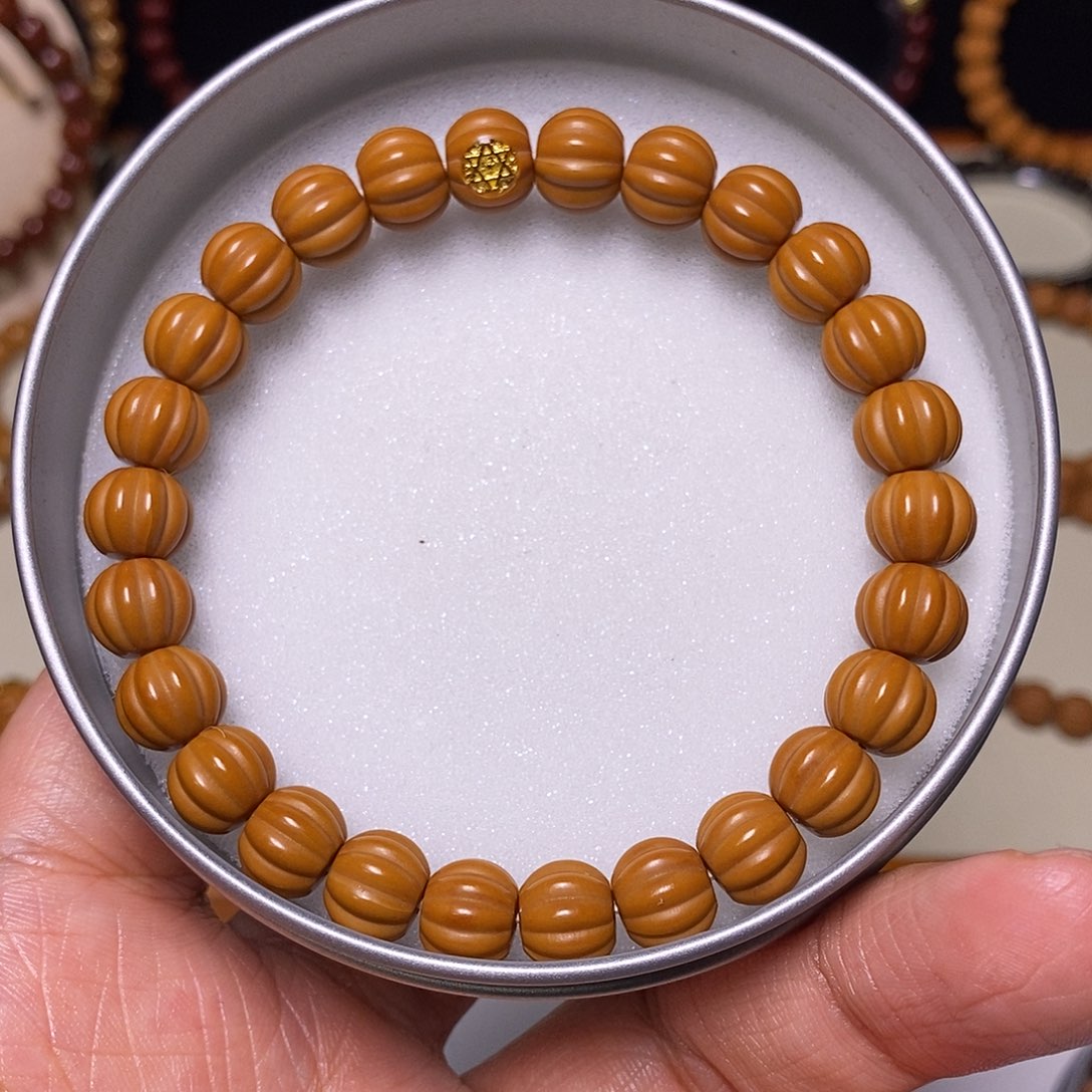 猴头核桃手串多瓣瓜珠尺寸9+全品精工