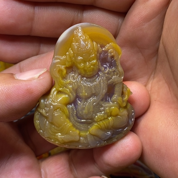 未镶嵌战国红挂坠玛瑙/玉髓流****°