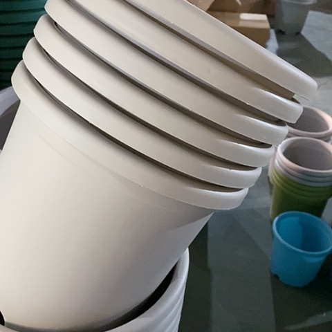 树脂微瑕5号6个带托灰白