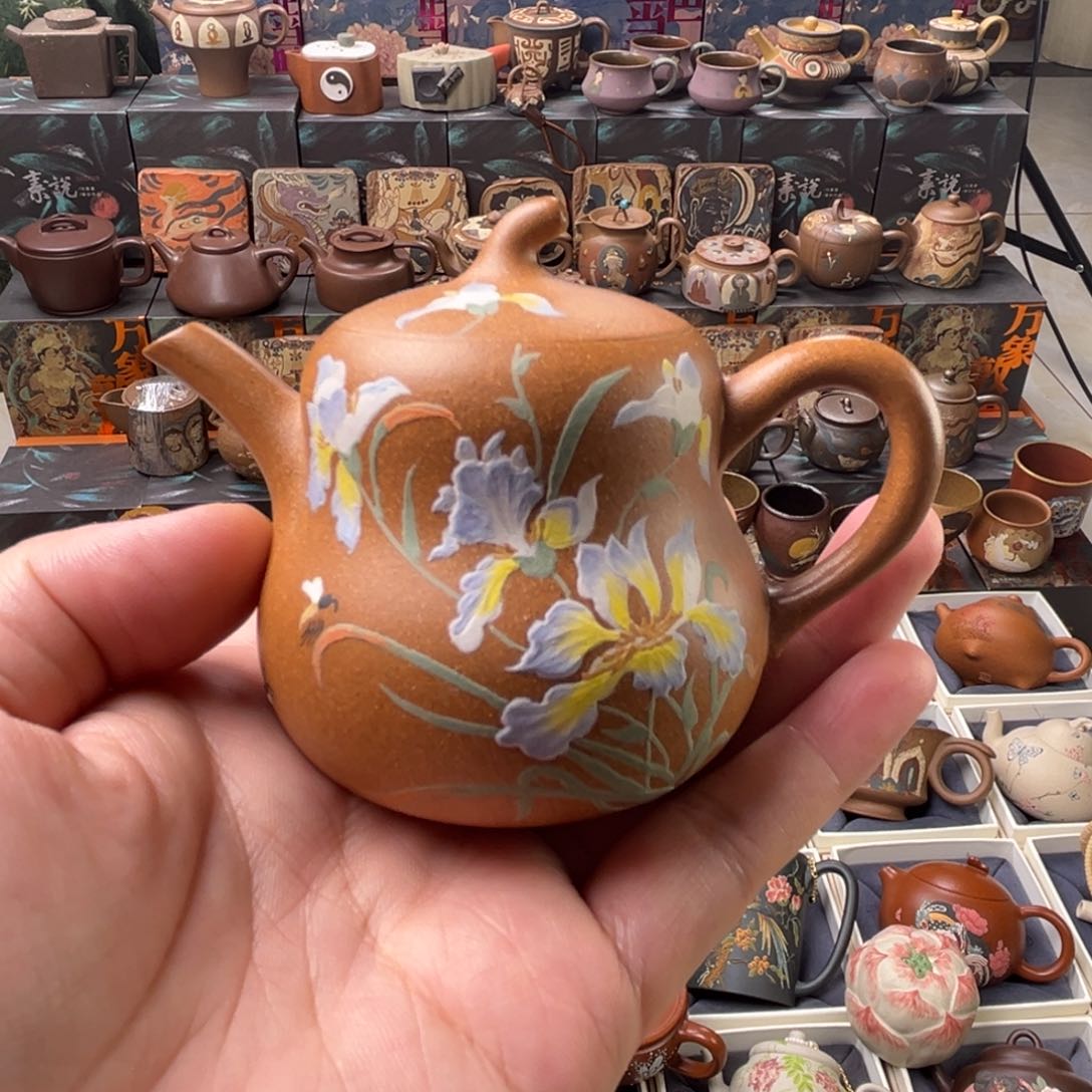 茶壶紫砂115cc原矿精工半手