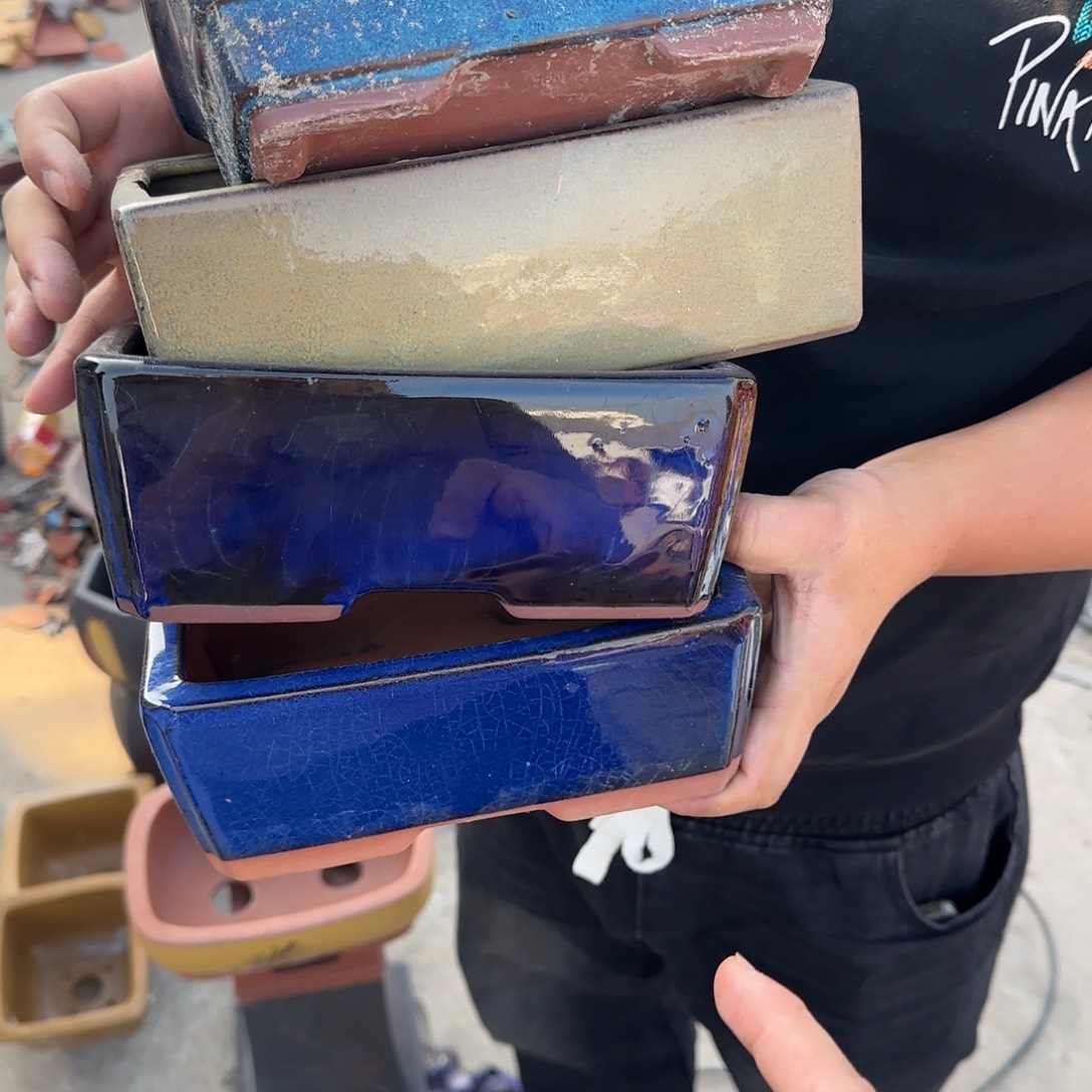 紫砂花盆瑕疵和瑕疵