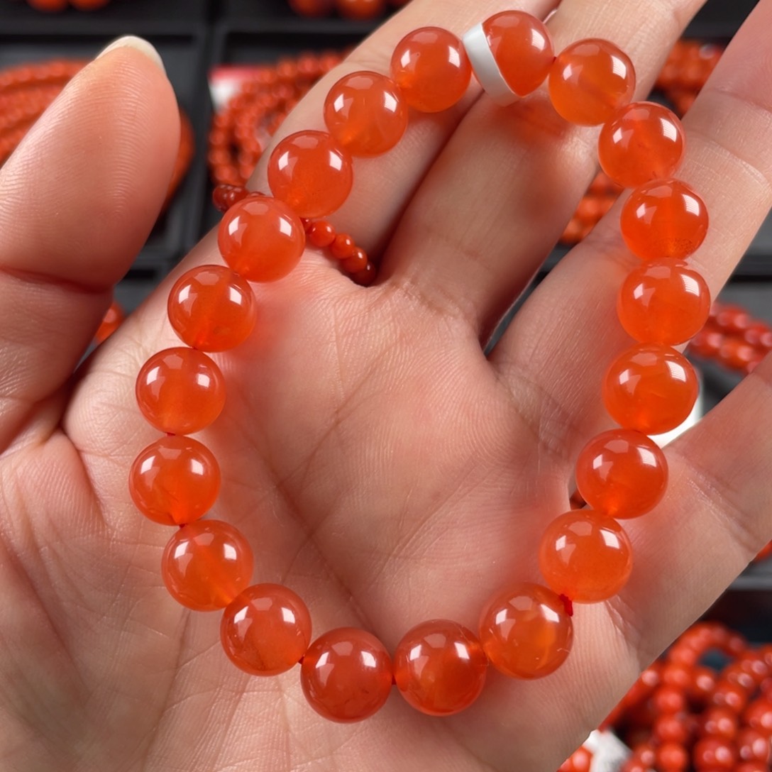 未镶嵌南红玛瑙手链妞9