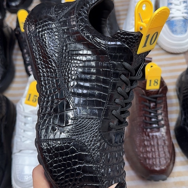 鳄鱼皮（革）鳄鱼皮休闲包底鞋
