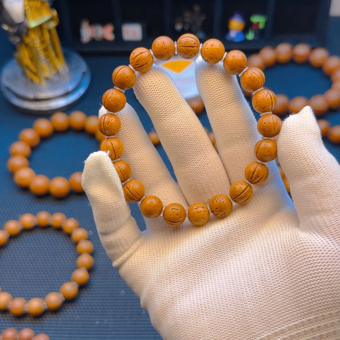 桃核手串否**来10尺寸东北桃核