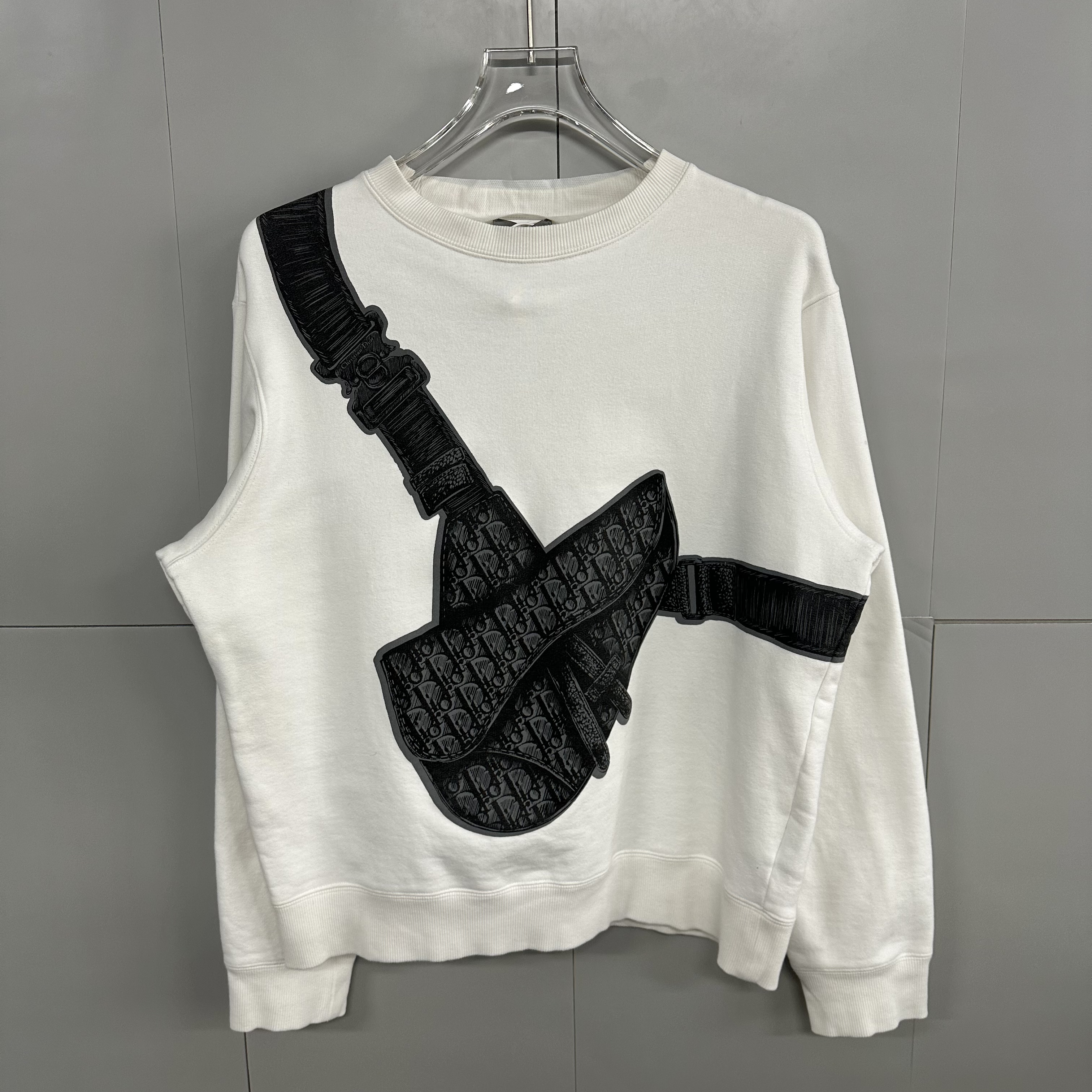 95新 DIOR/迪奥 经典马鞍包长袖卫衣 S码 D13163