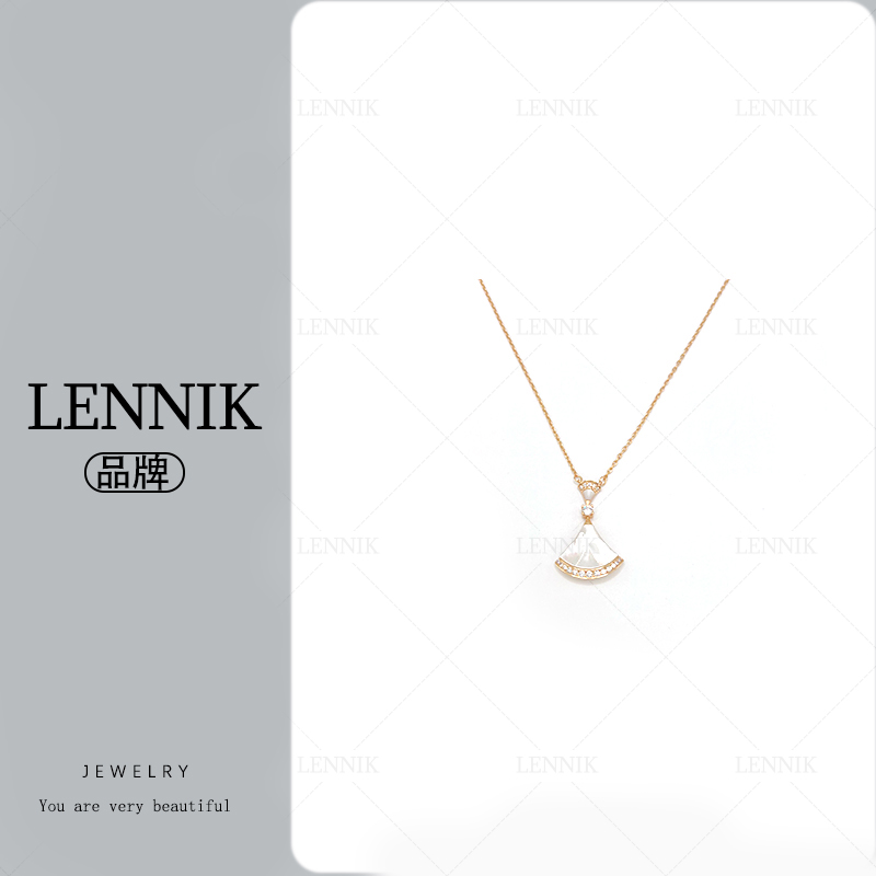 合金项链 lennik/lennik-JIA经典轻奢时尚大裙子项链