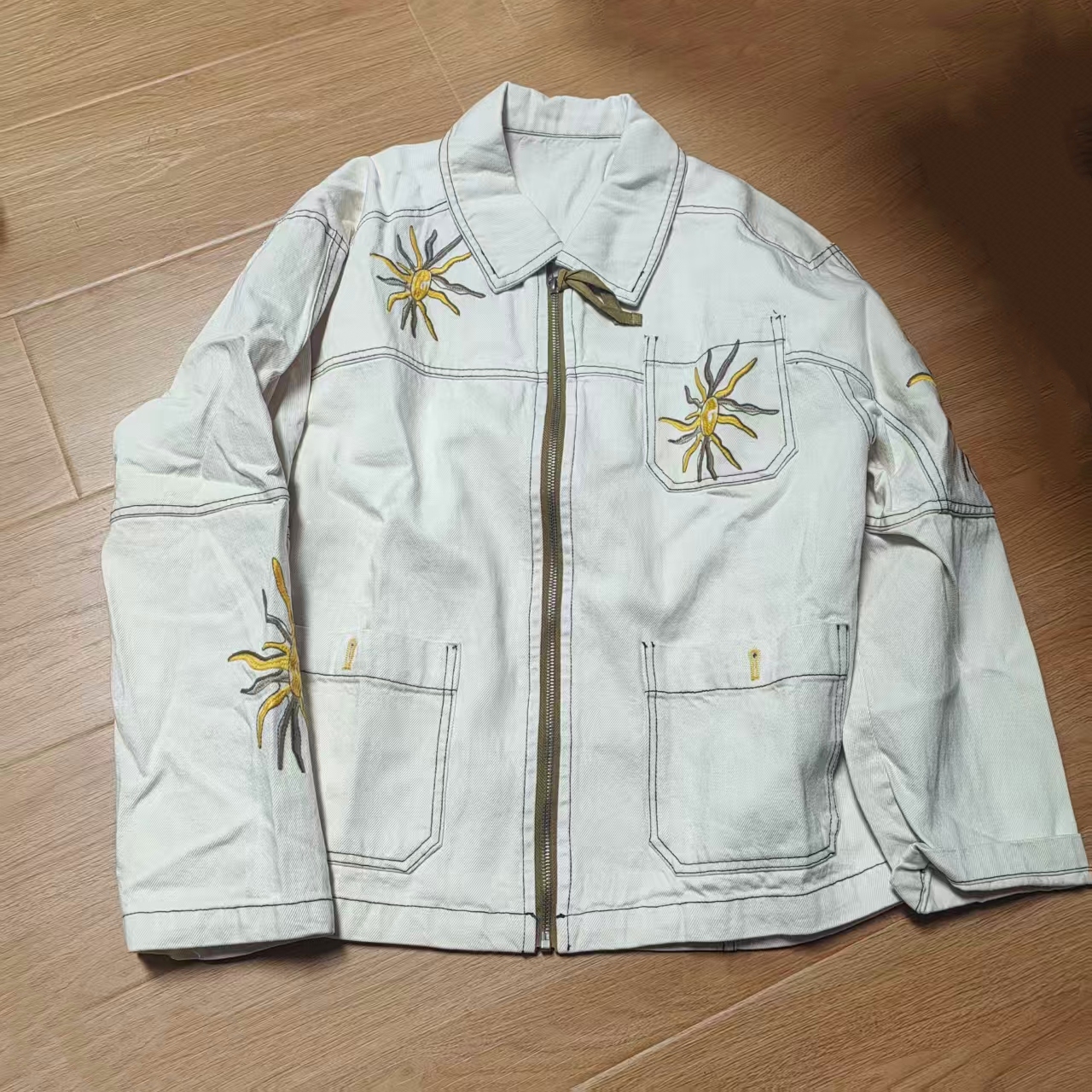 【南油玲姐】白色长袖外套WT7151