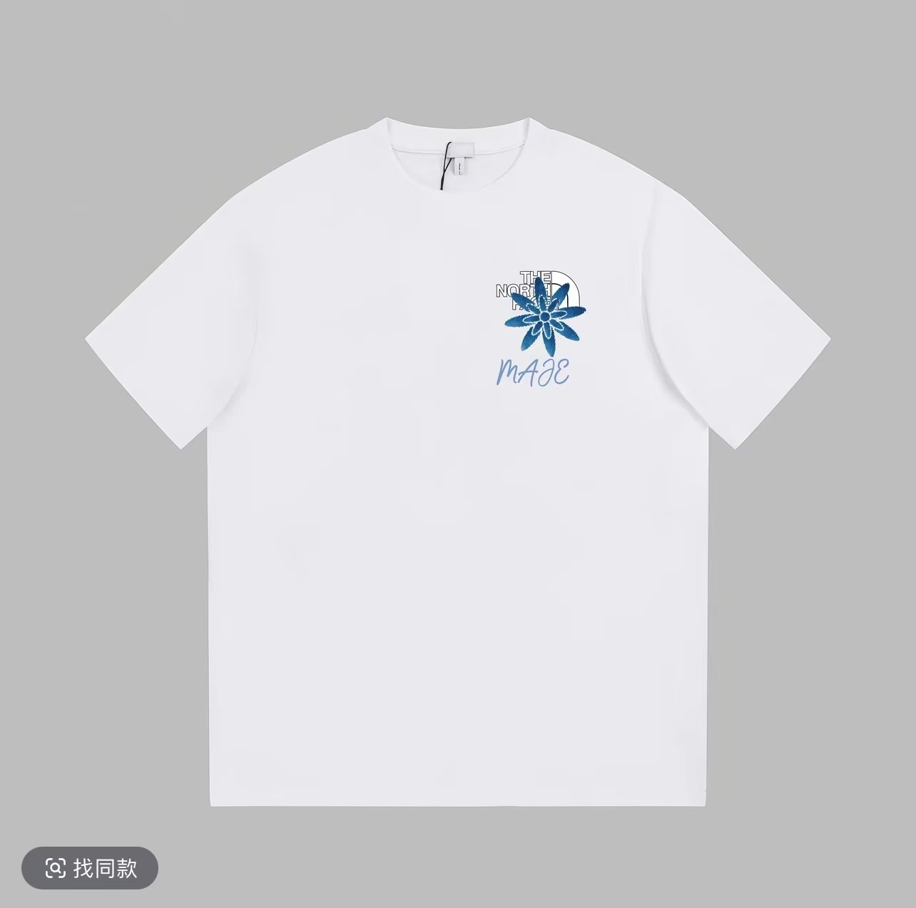 【38号】苝苝曼珠沙华3D立体2025新款情侣短袖男女宽松圆领半袖