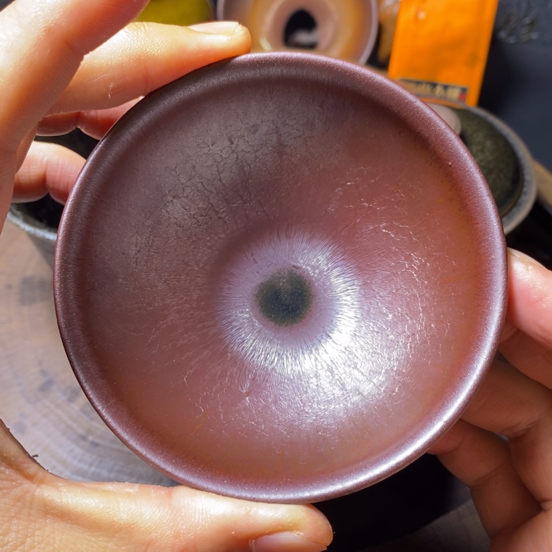 茶盏自然还原柴烧直播间