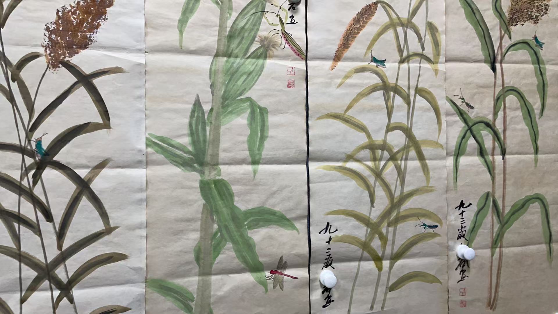 【松竹】精品四条屏装饰画通用链接