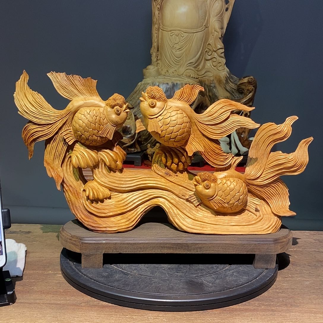 柏木（崖柏）崖柏木雕刻