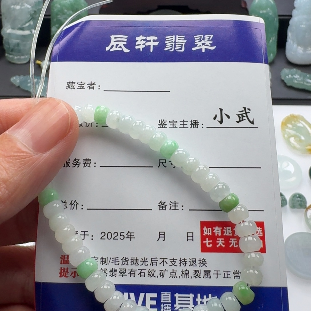 翡翠未镶嵌颈饰      12