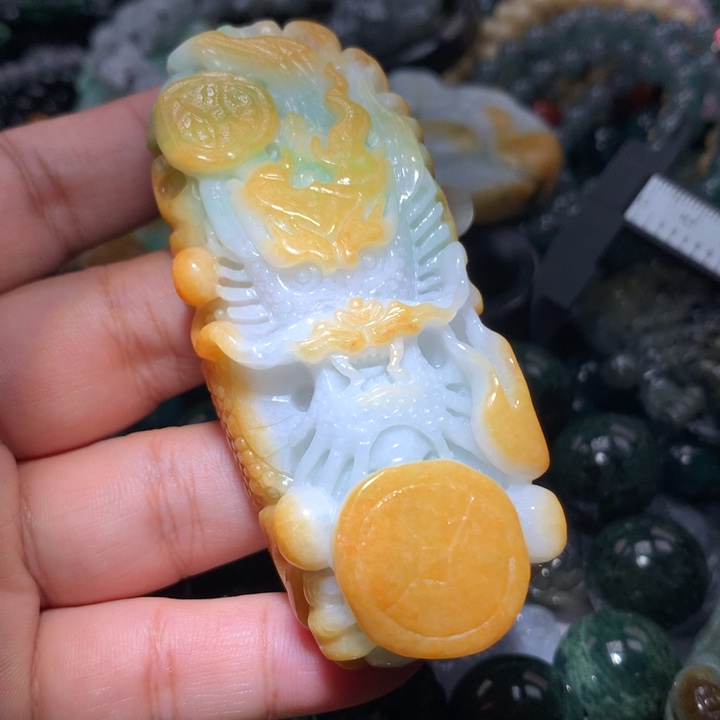 翡翠颈饰未镶嵌保真天然A货翡翠