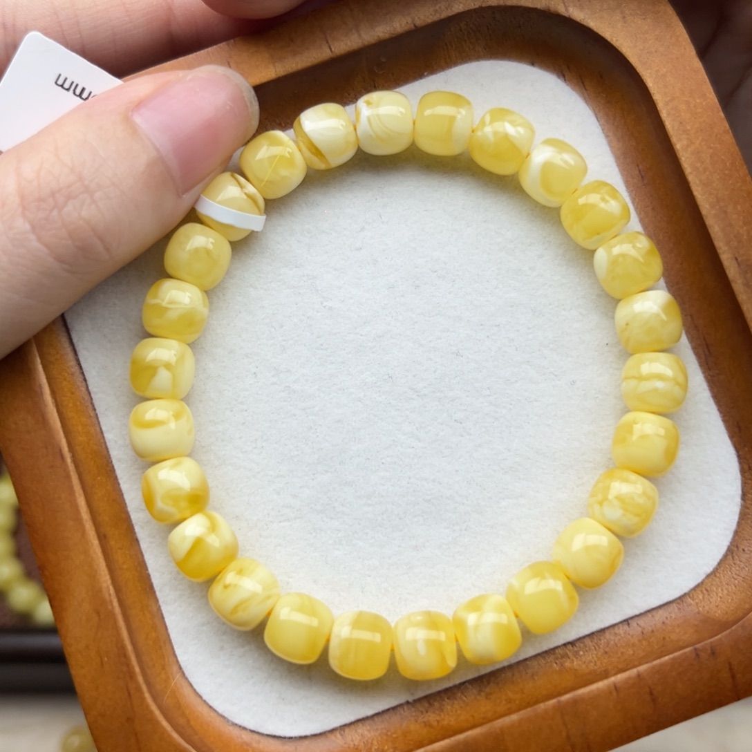 蜜蜡未镶嵌珠宝奇石8.2mm