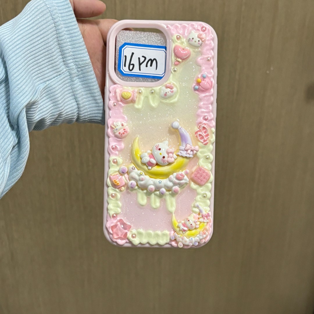 【现货渐变款】DIY原创奶油胶滴胶手机壳卡通可爱女款防摔全包