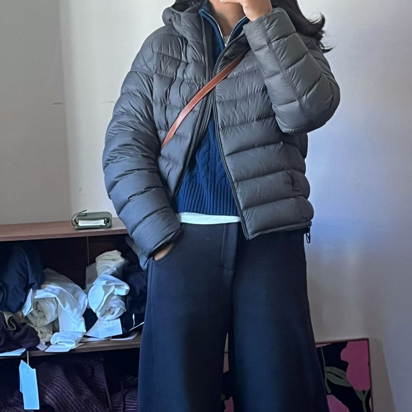 防风保暖连下摆抽绳设计外套