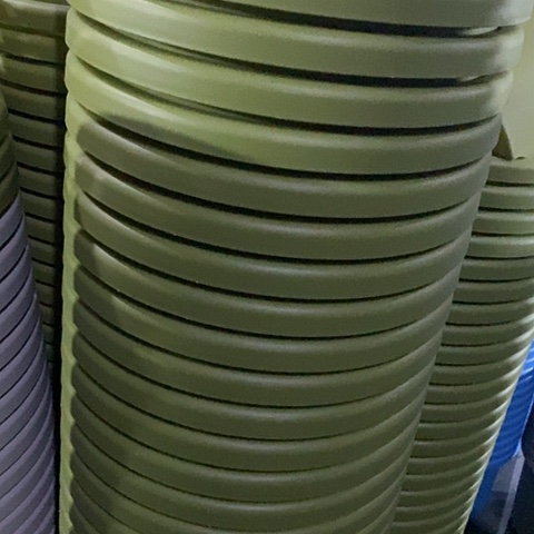 树脂四季5号微瑕果绿带托6套